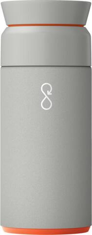 Ocean Bottle 350 ml termokrus - Genbrugs Rustfri Stål - Grå