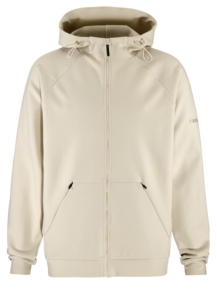 CRAFT ADV Join FZ Hoodie, Herre - 48% rPet - Beige