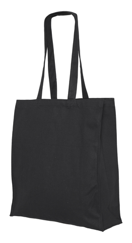 Mulepose - med langhank - Recycled Bomuld/Polyester Mix - Sort