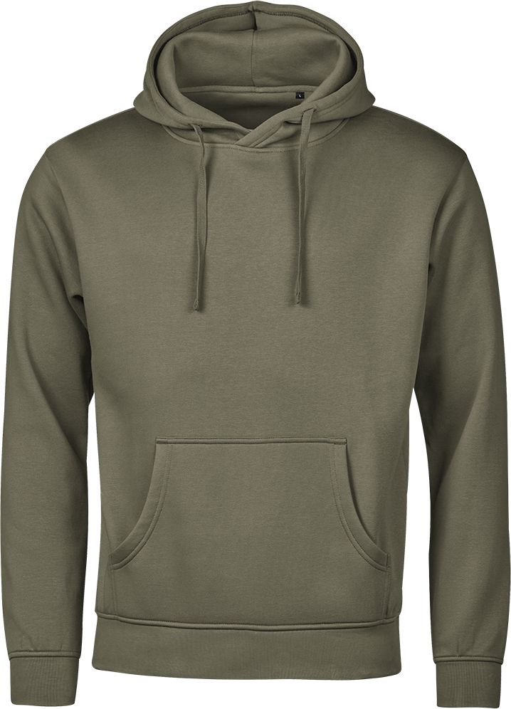 TEE JAYS Urban Hooded Sweatshirt - Økologisk Bomuld - Army