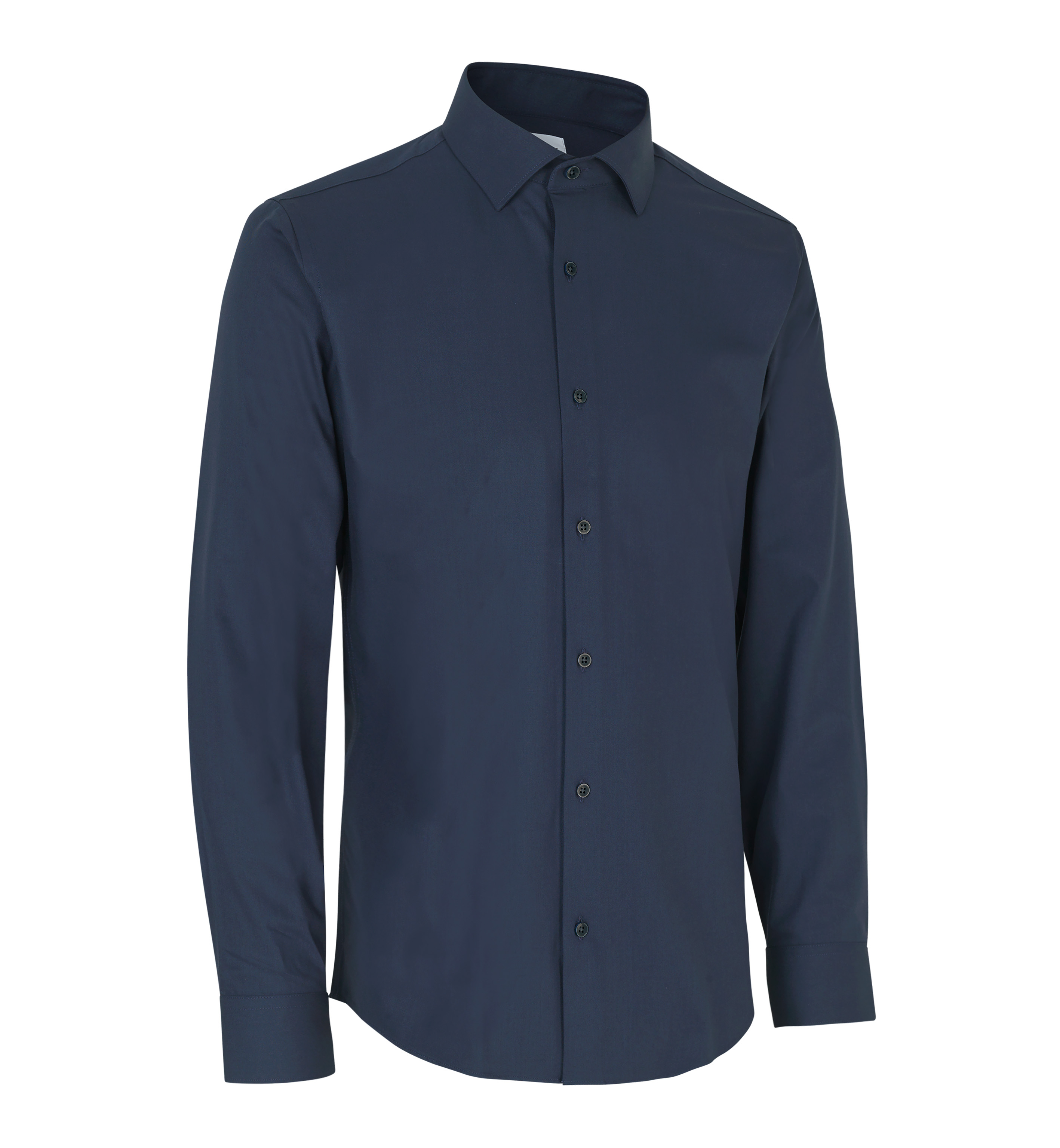 SEVEN SEAS Hybrid Skjorte - Slim - Navy