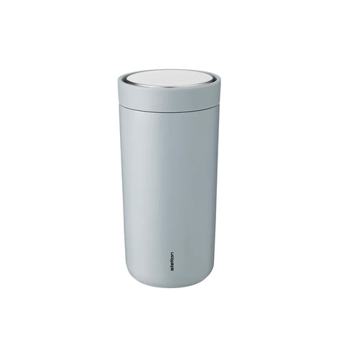STELTON To Go Click Termokop, 0,4 ltr. - 90% genbrugsstål - Soft Cloud