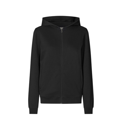ID PRO Wear CARE Sweatshirt | hoodie | zip | dame - Sort