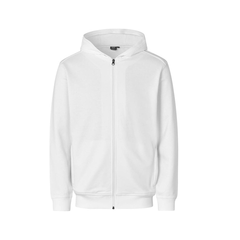 ID PRO Wear CARE Sweatshirt | hoodie | zip - Hvid