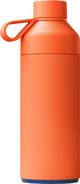 Ocean Bottle 1000 ml. vakuumisoleret vandflaske, Genanvendt Stål - Orange