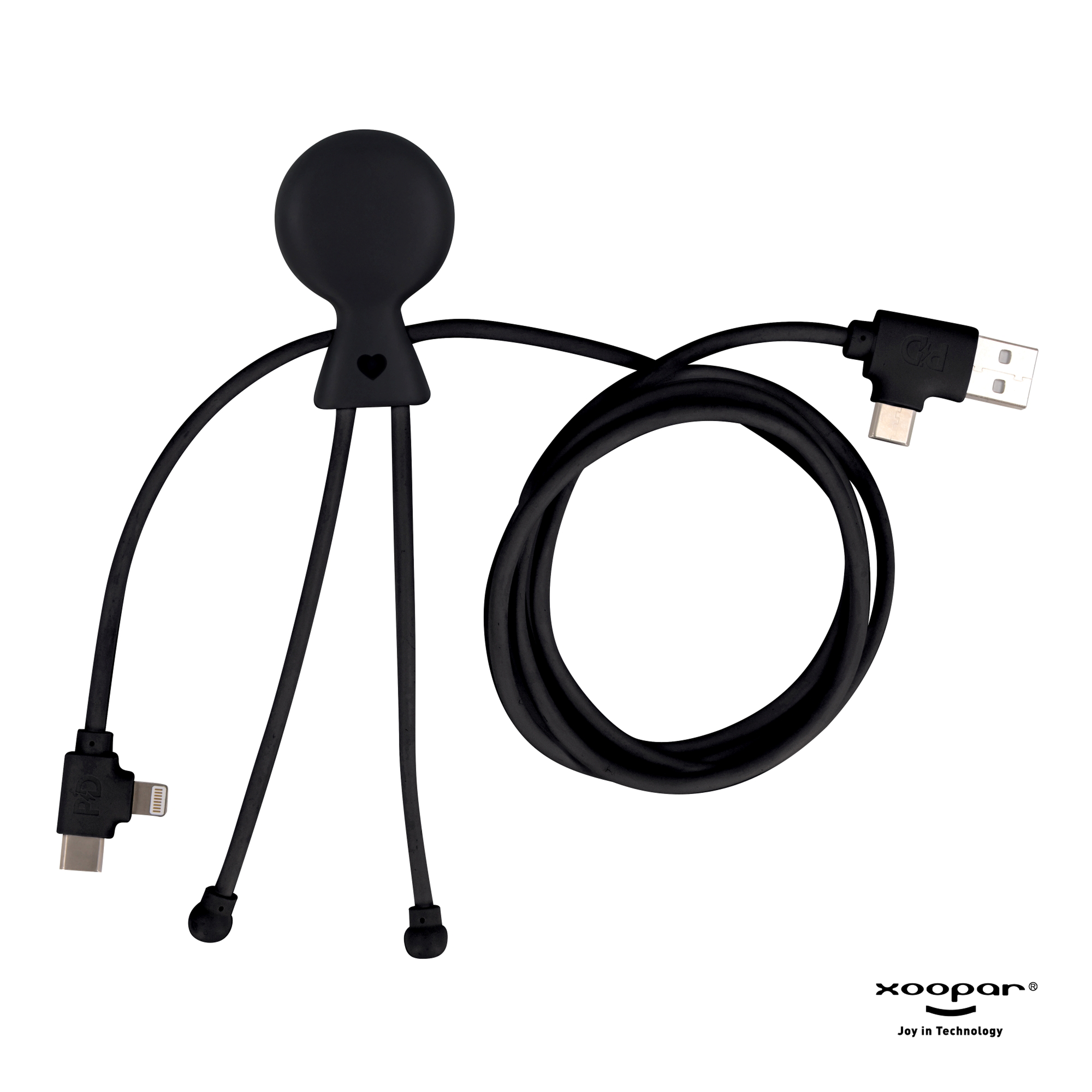 Xoopar Mr. Bio Long Power Delivery Cable - rPet - Sort