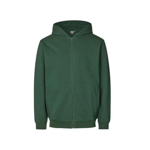 ID PRO Wear CARE Sweatshirt | hoodie | zip - Grøn