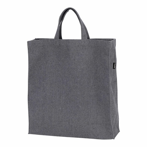Mulepose med kort hank - Recycled Bomuld/Polyester Mix - Grå