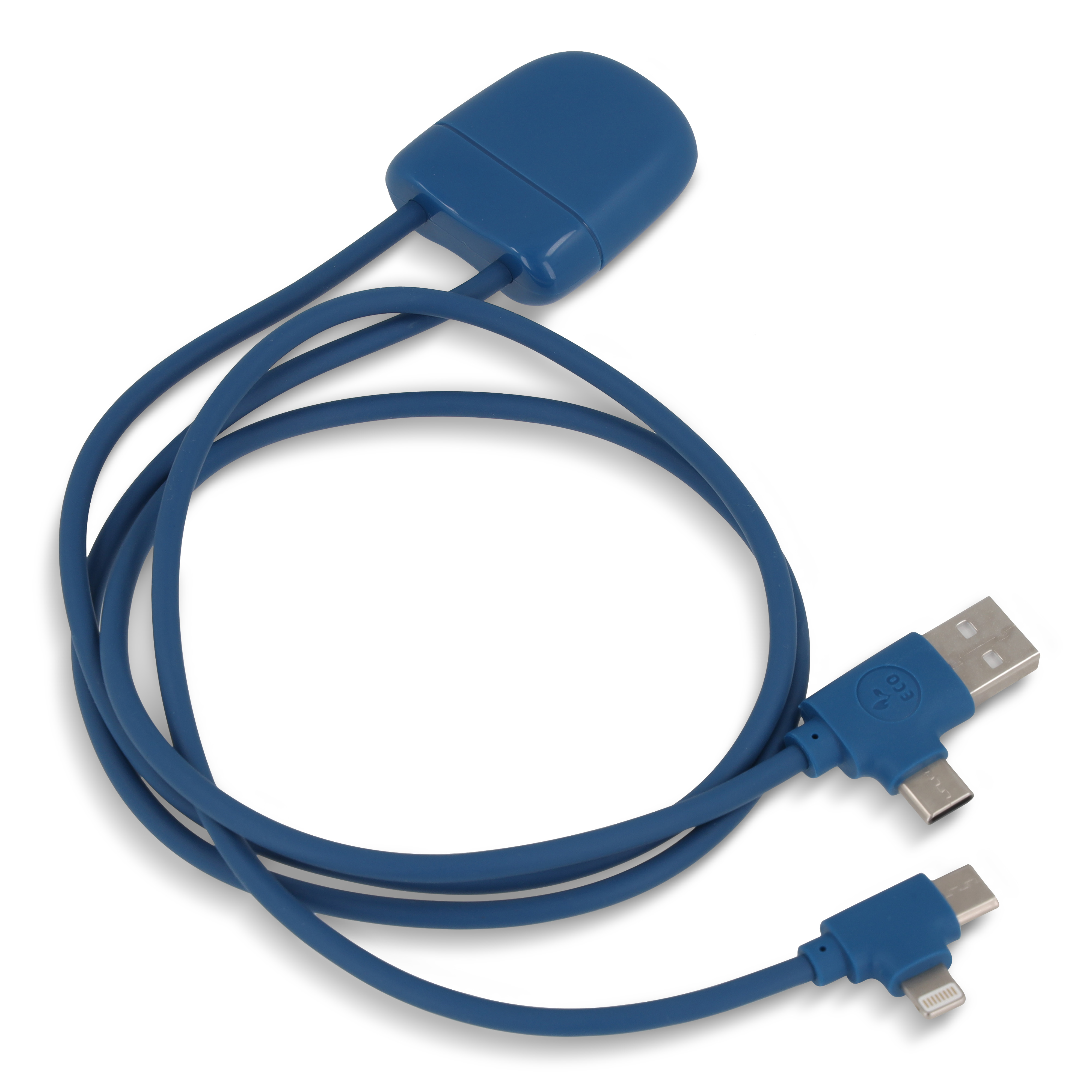 Xoopar Ice-C GRS Charging cable - rPet - Blå