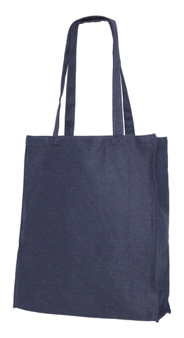 Mulepose - med langhank - Recycled Bomuld/Polyester Mix - Navy