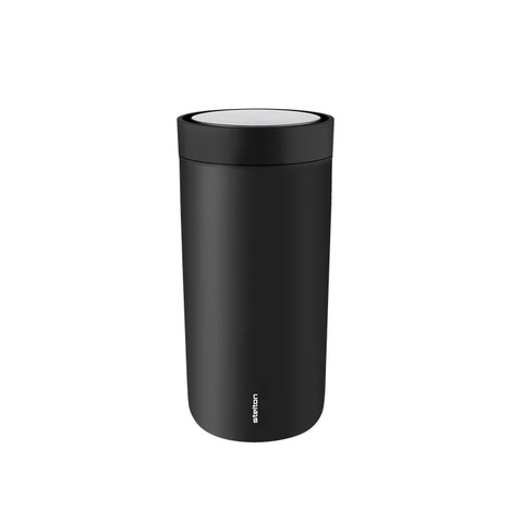 STELTON To Go Click - 0,2 ltr. - 90% genbrugsstål - Soft Black