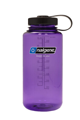 NALGENE Drikkeflaske, 1 Ltr. - 50% rPet 32 oz (bred åbning) - Lilla