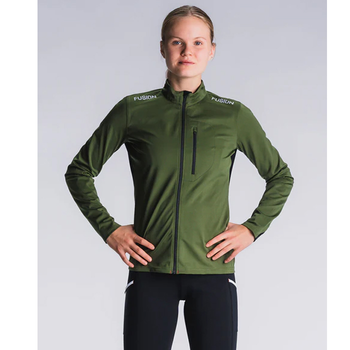 FUSION, Womens S2 Run Jacket - Grøn