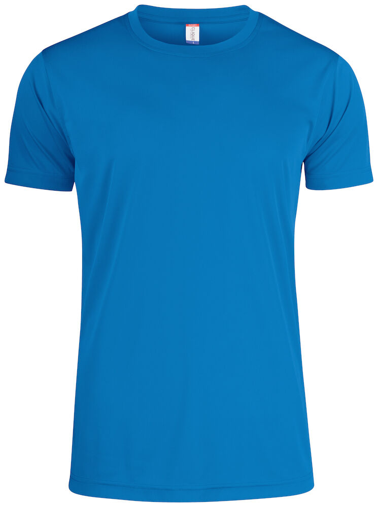 CLIQUE Basic Active-T, Herre - Spun Dyed - Azur