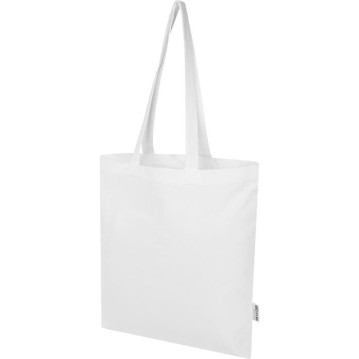 Peru Blend 180 g/m² mulepose af GRS genvundet bomuld 7 L - Hvid