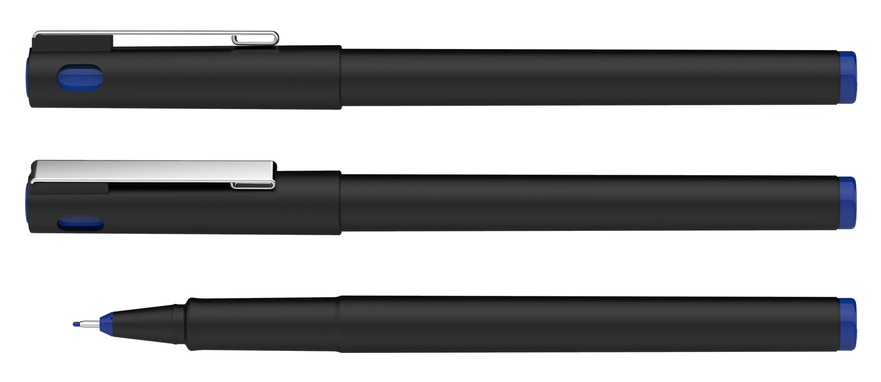 SCHNEIDER Topball kuglepen 863 - Sort m Sort blæk