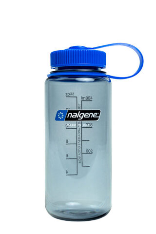 NALGENE Drikkeflaske 0,5 ltr. - 50% rPet 16 oz (bred åbning) - Grå
