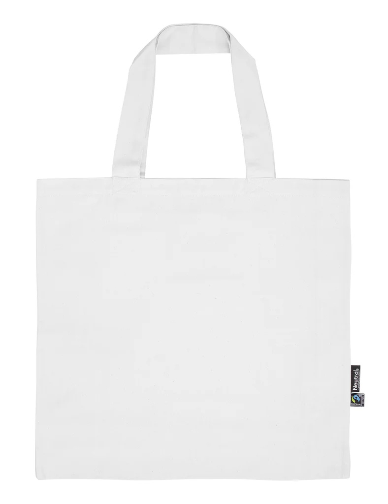 NEUTRAL Twill Shopping Bag - 100% Økologisk Fairtrade Bomuld - Hvid