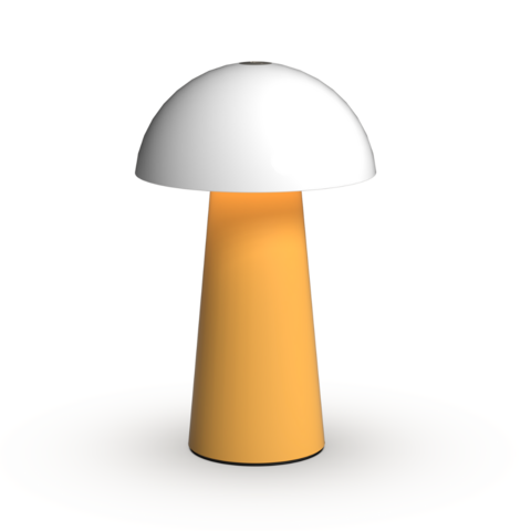KREAFUNK Bello Lampe - Genanvendte materialer - Gul
