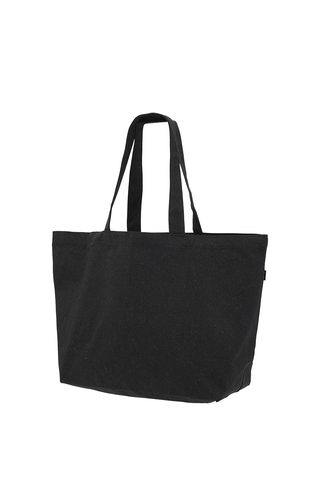 Ekstra Stor Shopper - Recycled Bomuld/Polyester Mix - Sort