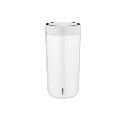 STELTON To Go Click Termokop, 0,4 ltr. - 90% genbrugsstål - Chalk