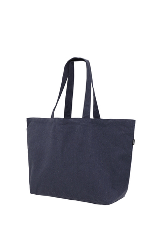Ekstra Stor Shopper - Recycled Bomuld/Polyester Mix - Blågrå