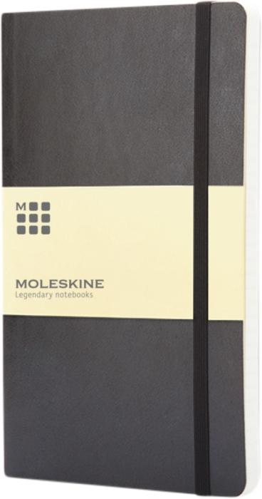 MOLESKINE Classic L softcover notesbog - linjeret - Certificeret Papir - Sort