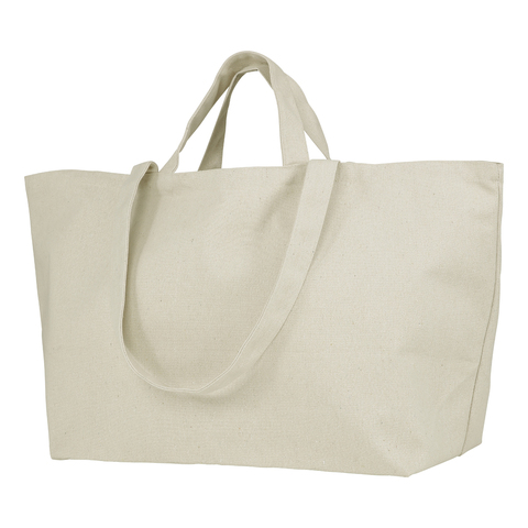 Ekstra Stor Shopper - Recycled Bomuld/Polyester Mix - Natur