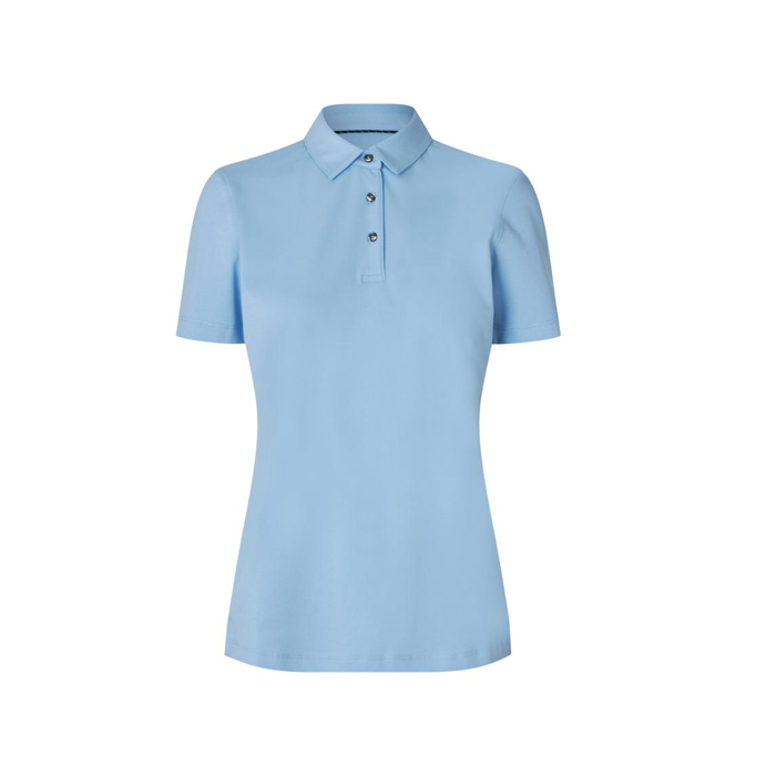 SEVEN SEAS Polo Shirt organic, Dame - Lyseblå