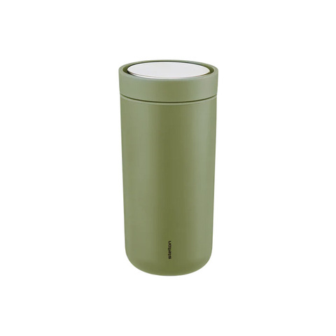 STELTON To Go Click Termokop, 0,4 ltr. - 90% genbrugsstål - Soft Fern Green
