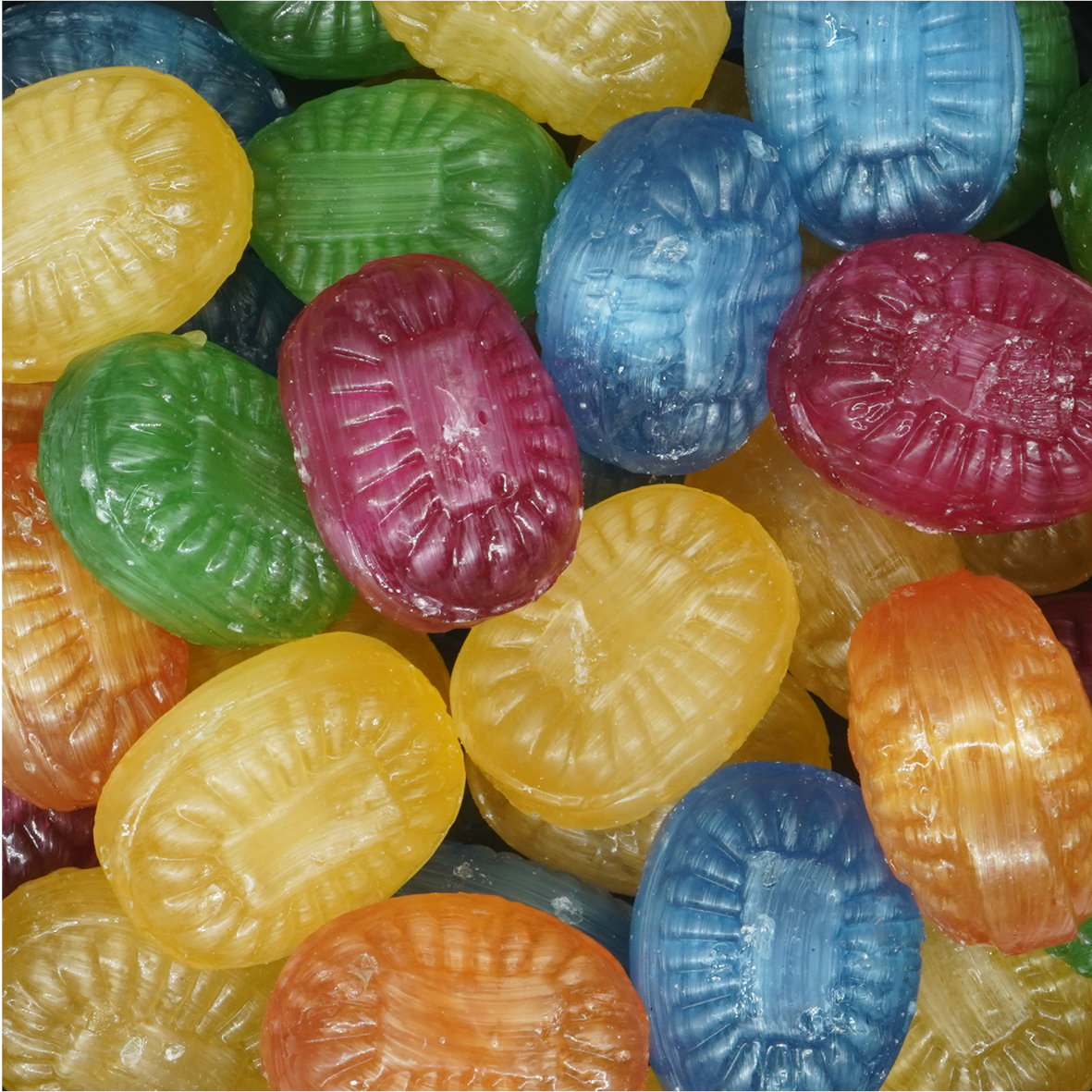 Minipose med 3 stk. Bolsjer - I komposterbar folie - Frugtbolsjer