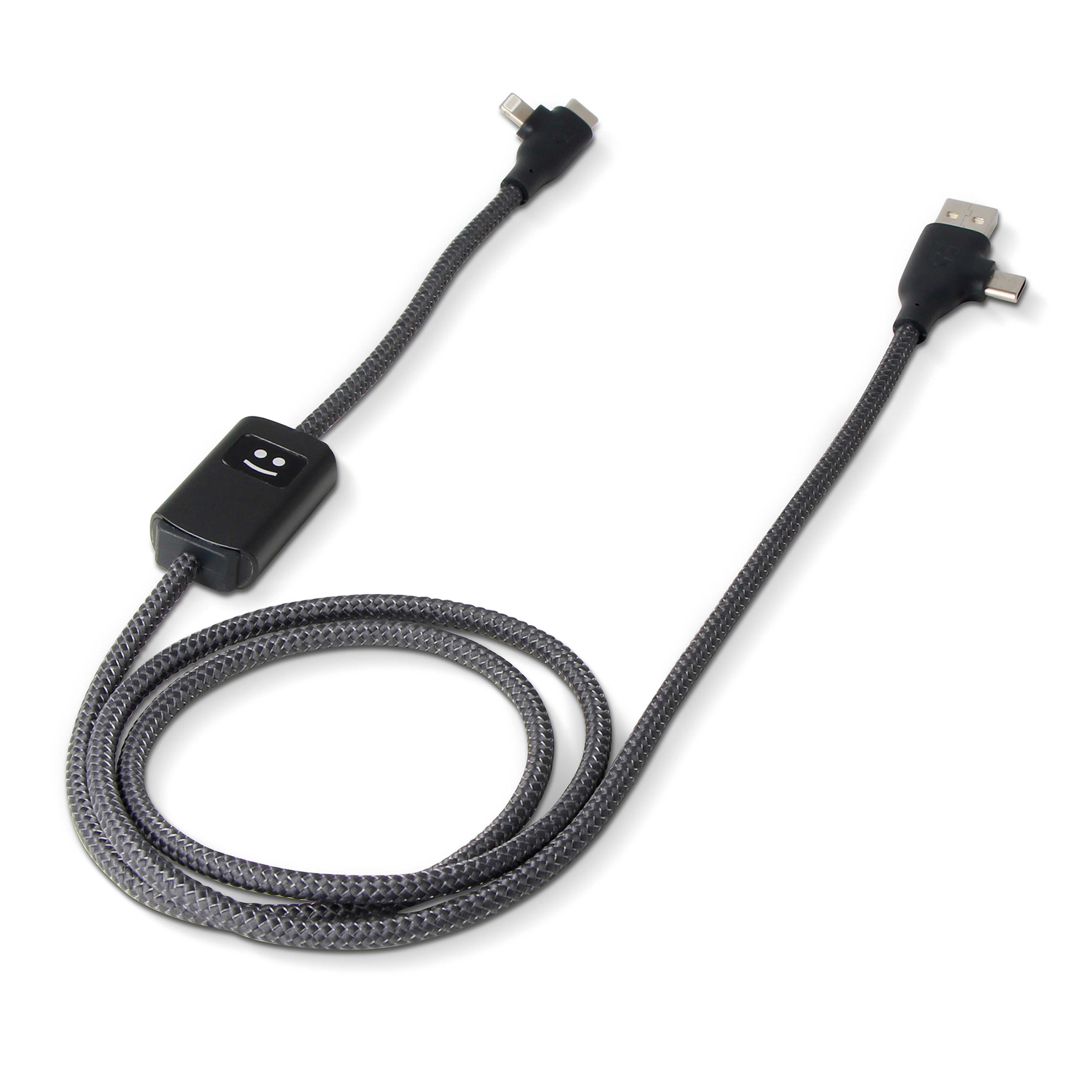 Xoopar Allure GRS PD-kabel med dataoverførsel - rPet - Sort