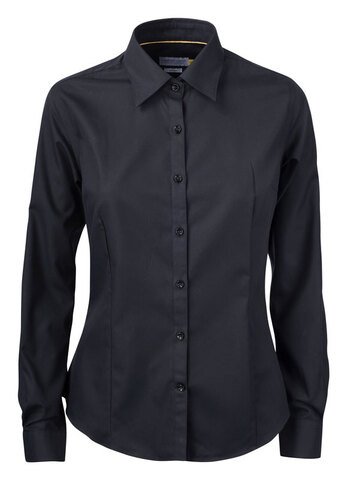 J. HARVEST & FROST YB50 Twill Skjorte - Dame - Sort