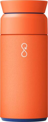 Ocean Bottle 350 ml termokrus - Genbrugs Rustfri Stål - Orange