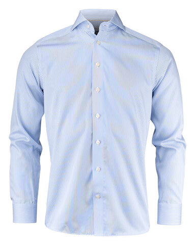 J. HARVEST & FROST YB50 Twill Slim Skjorte - Herre - Stribet