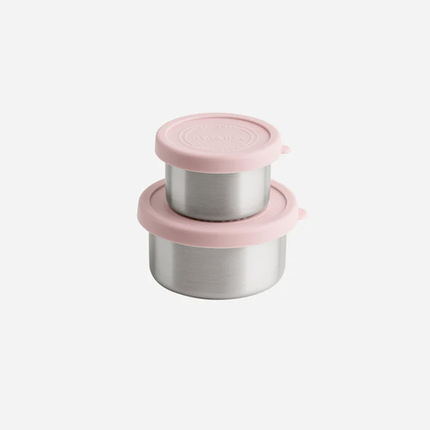 AYA&IDA Snack bøtter, 100 ml & 200 ml - Soft Rose
