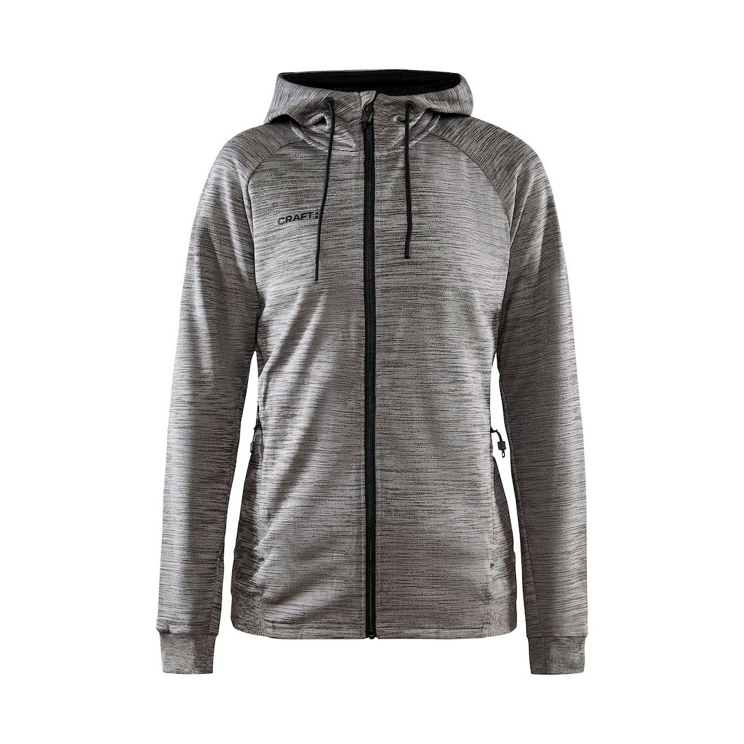 CRAFT ADV Unify FZ Hættetrøje Dame - rpet-Mørkegrå