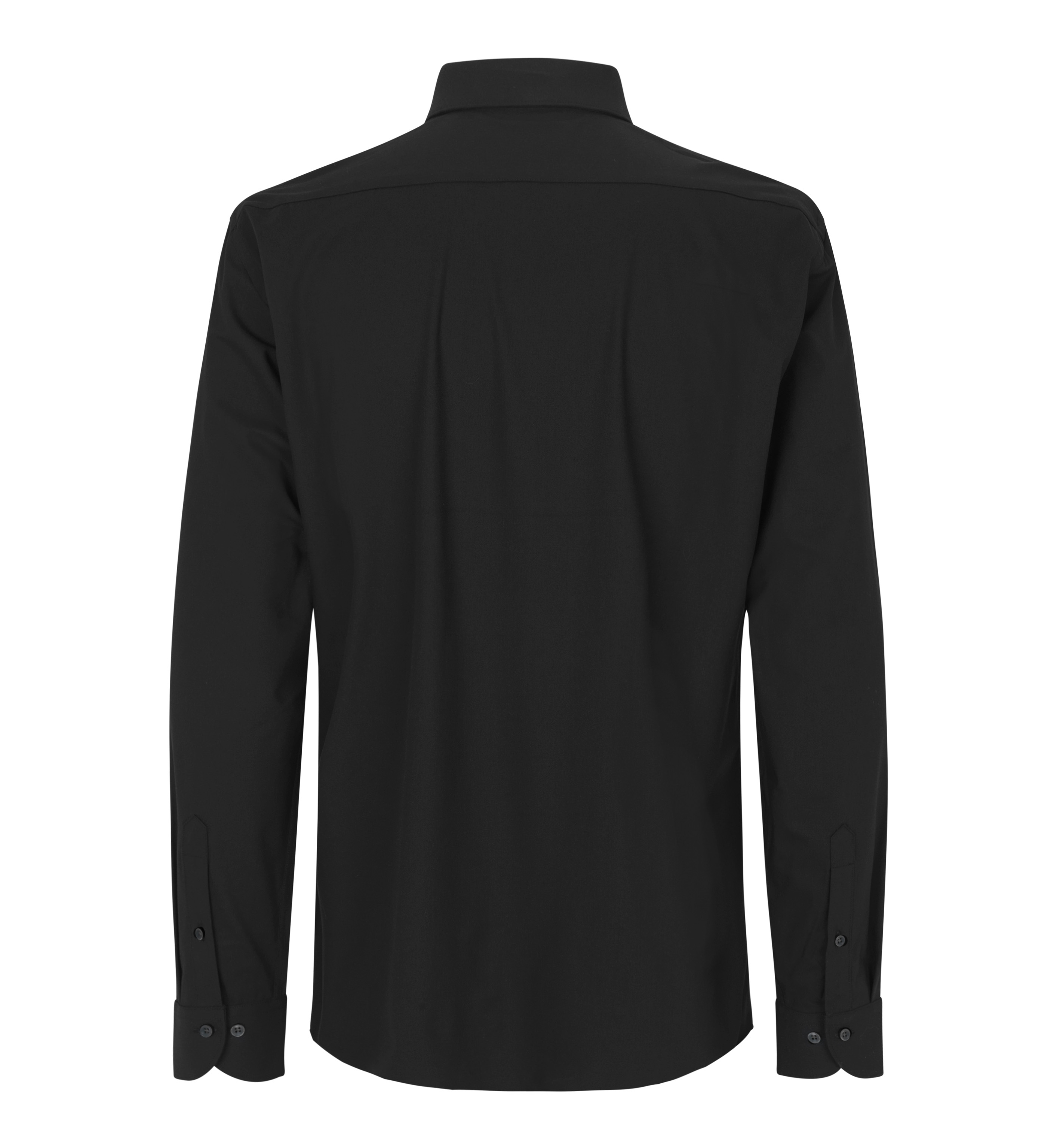 SEVEN SEAS Hybrid Skjorte, Herre-Sort