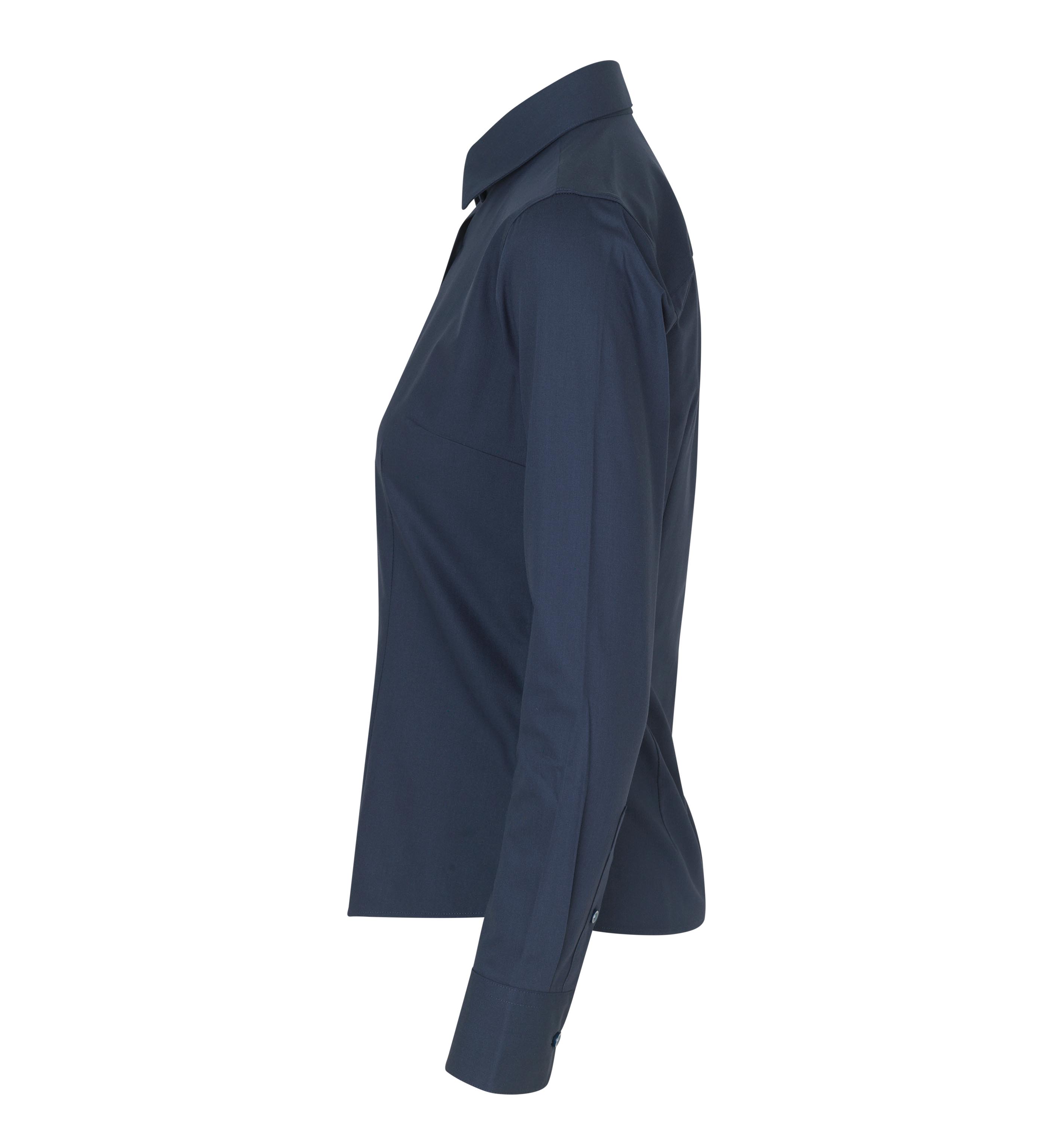 Seven Seas Hybrid Skjorte, Dame-Navy