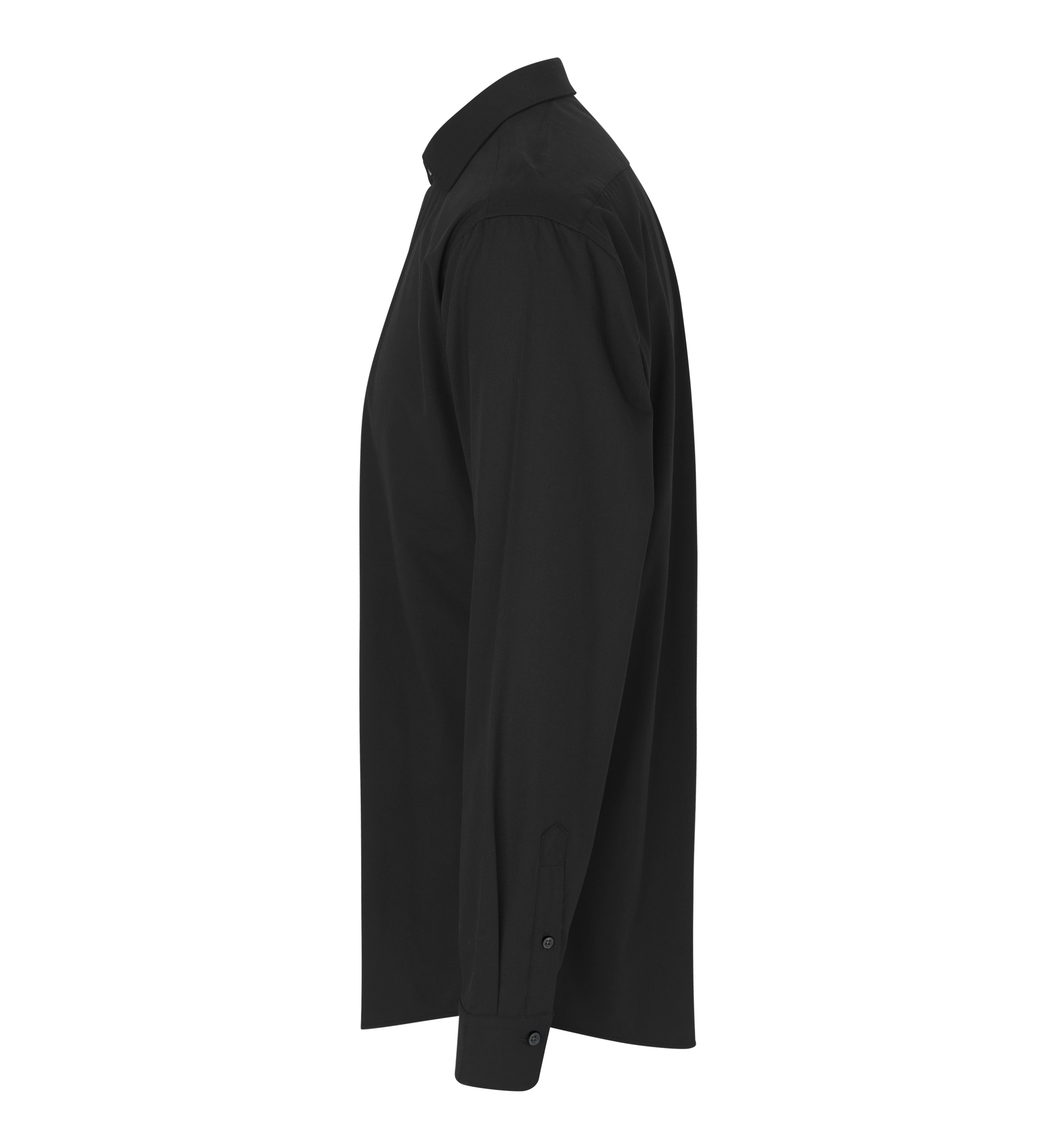 SEVEN SEAS Hybrid Skjorte, Herre-Sort