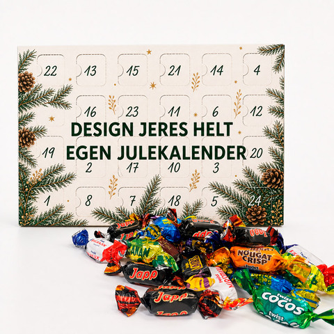 Julekalender A4 - Twistmix. KAMPAGNEPRIS VED BESTILLING SENEST 1/10