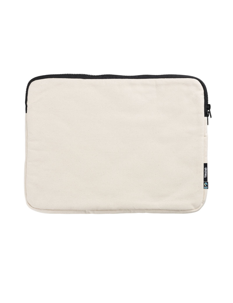 NEUTRAL Laptop Sleeve 15, 100% Økologisk Fairtrade Bomulds