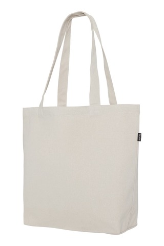 Mulepose med lang hank - 100% Recycled Bomuld/Polyester Mix