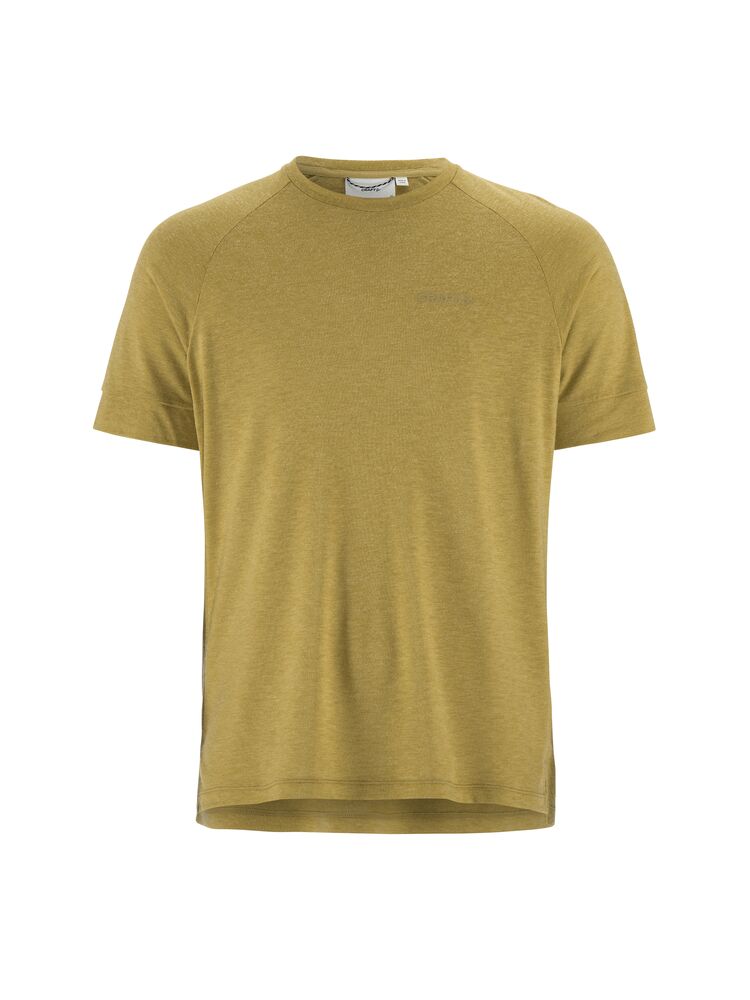 CRAFT Uld SS T-shirt, Herre - rPet-Gul
