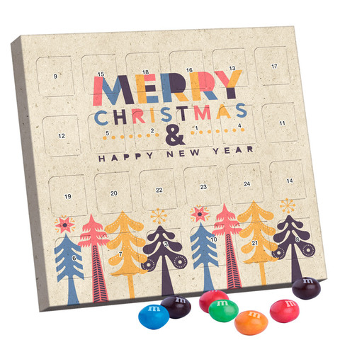 XS Julekalender med M&M - Certificeret karton