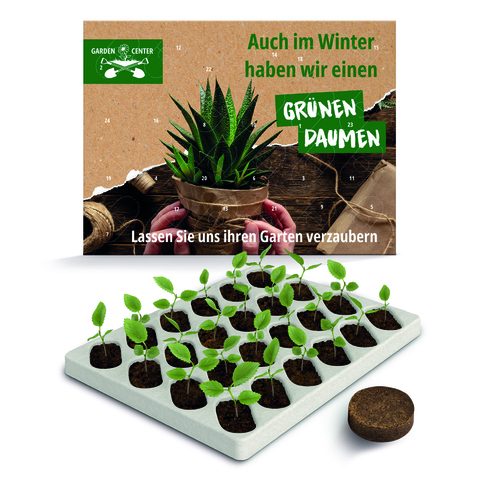 Julekalender med Frøposer - Design Selv - Certificeret karton