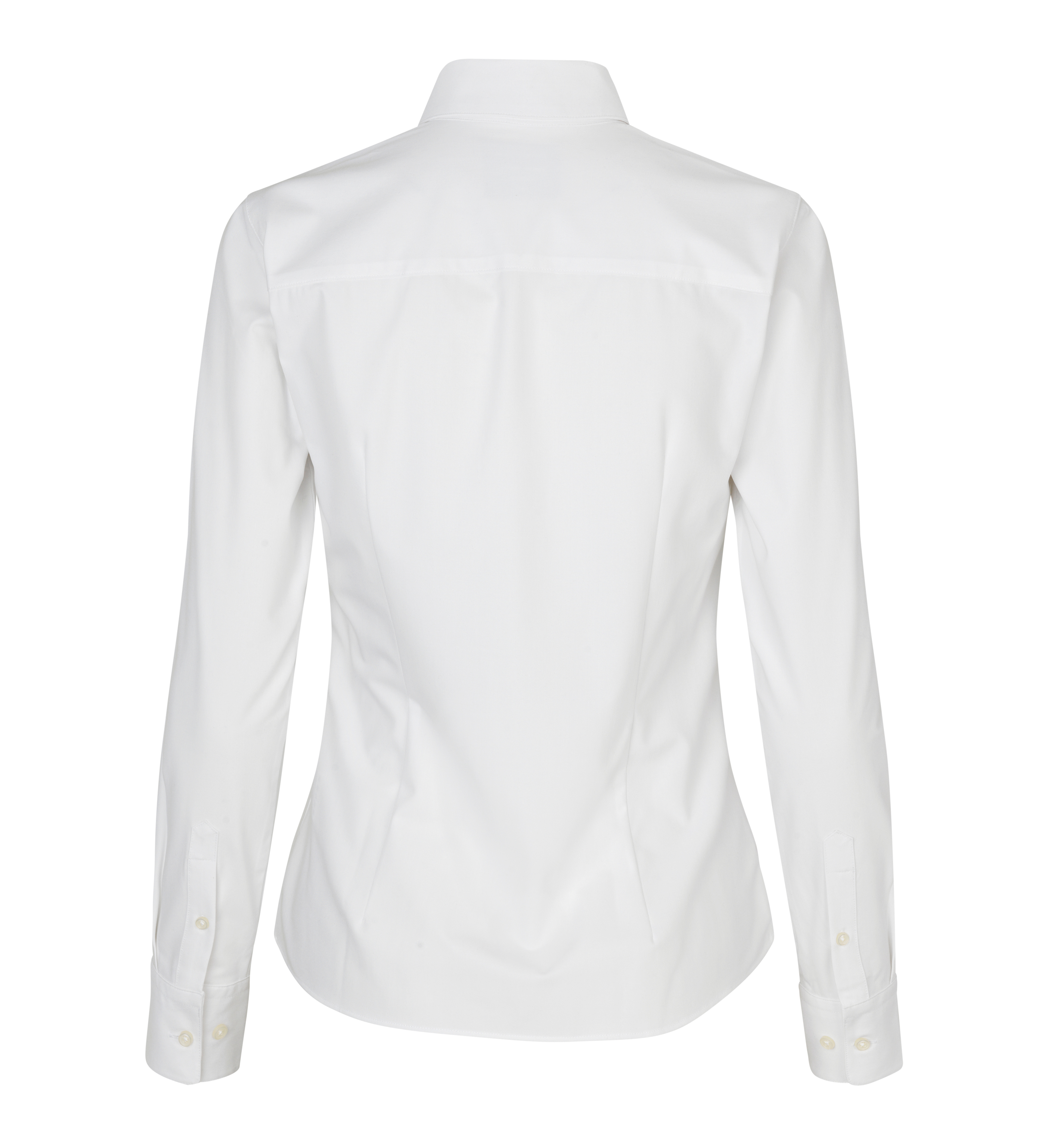 Seven Seas Hybrid Skjorte, Dame-Hvid