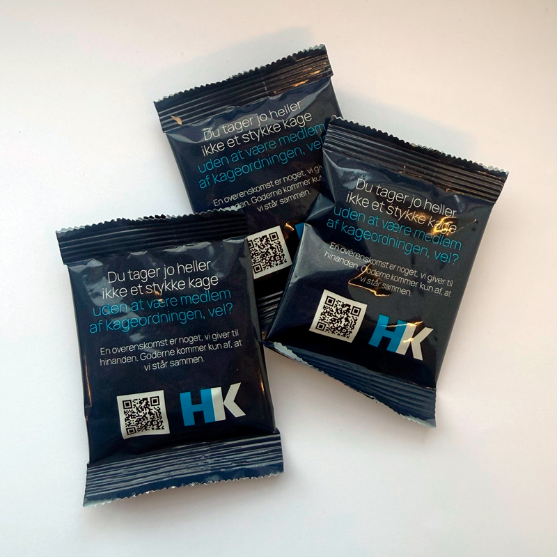 Minipose med 3 stk. Bolsjer - I komposterbar folie