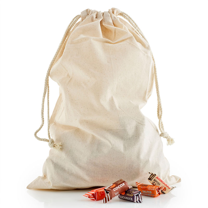 Økologiske og Veganske Fudge i Bomuldspose - 1000 g.