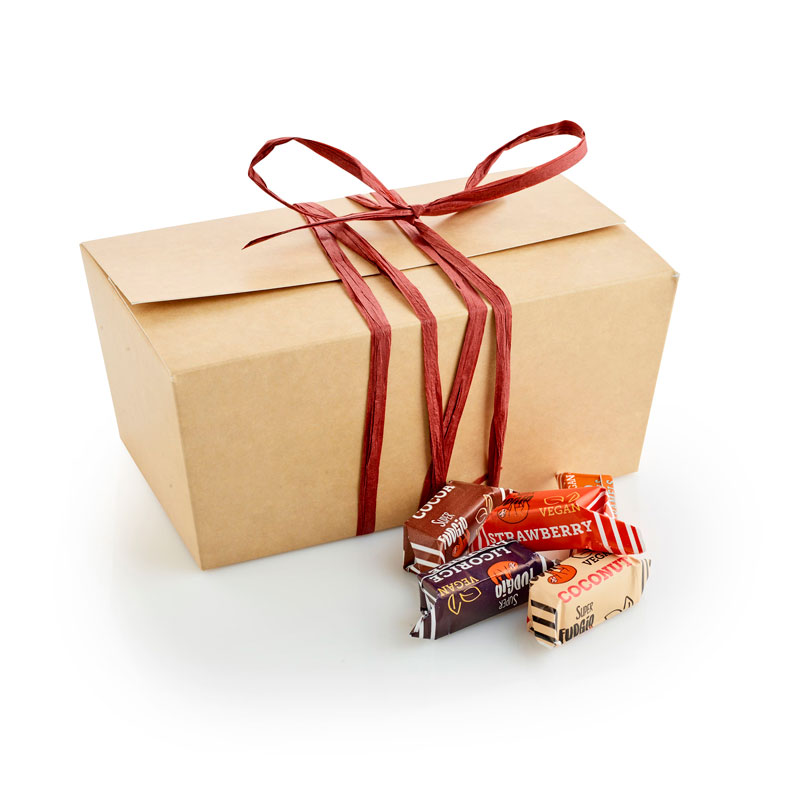 Økologiske og Veganske Fudge i Ballotin - 650 g.